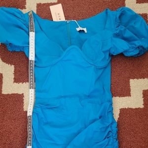 Oh Polly mini blue dress